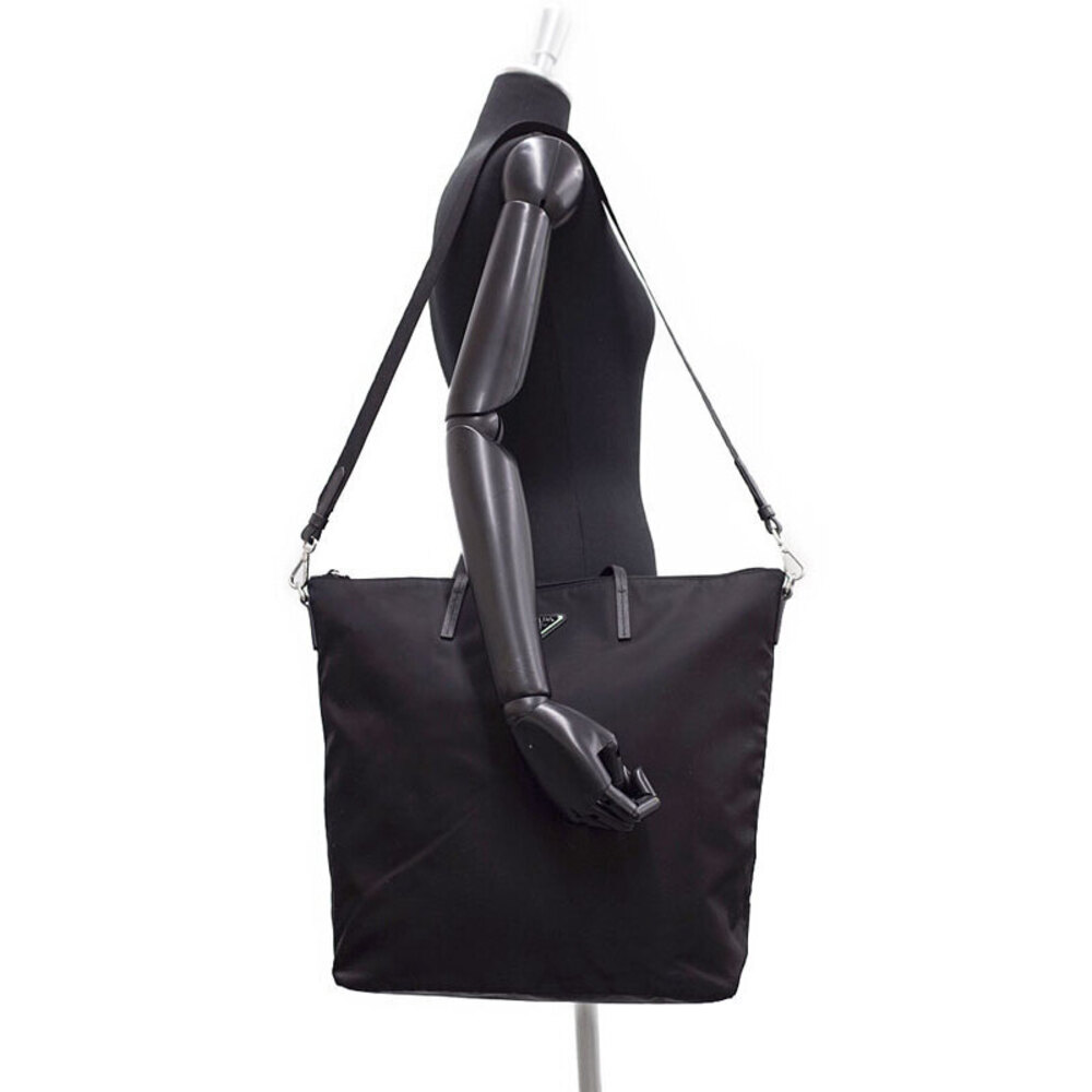 Prada Tessuto Leather Saffiano Tote Shoulder Bag - Picture 5 of 5